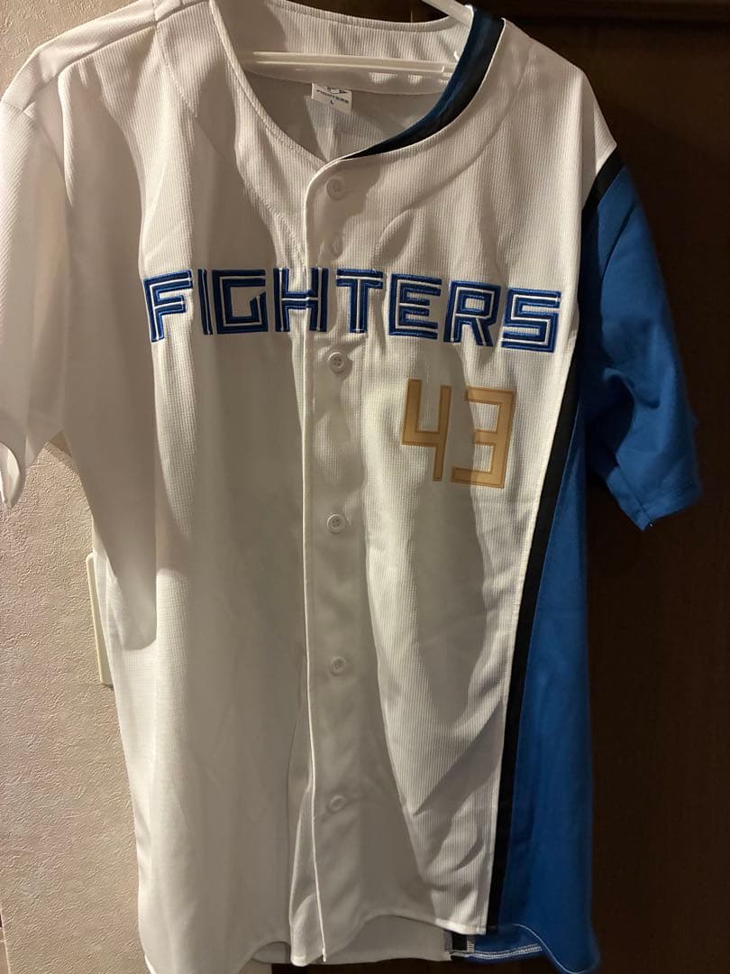北海道日本ハムファイターズ レプリカユニフォーム 水野達稀 43 Lサイズ