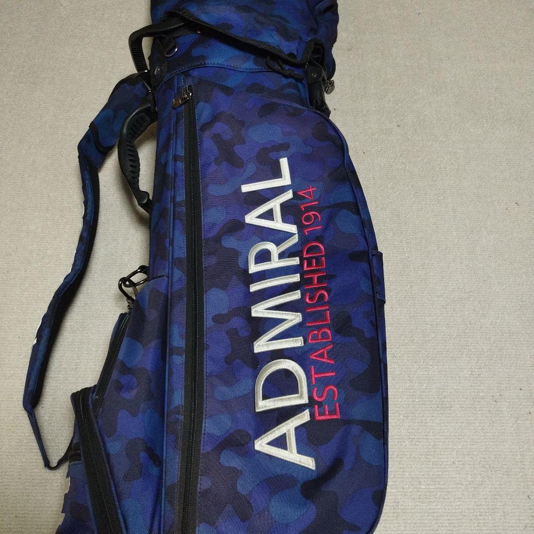 ADMRIAL ネイビー迷彩 キャディバッグ