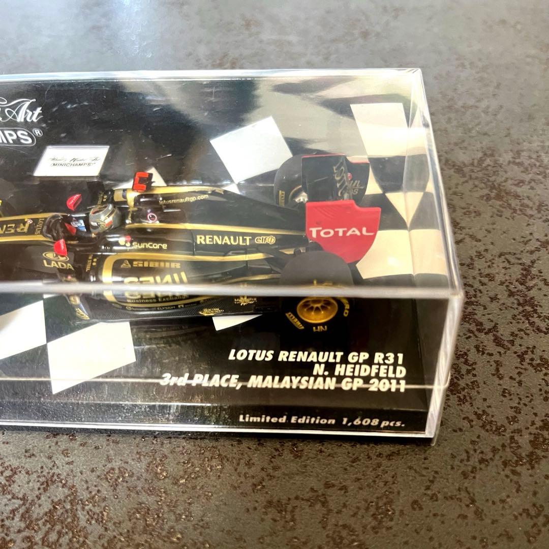 ミニチャンプス LOTUS ロータス F1 N.HEIDFELD ハイドフェルド