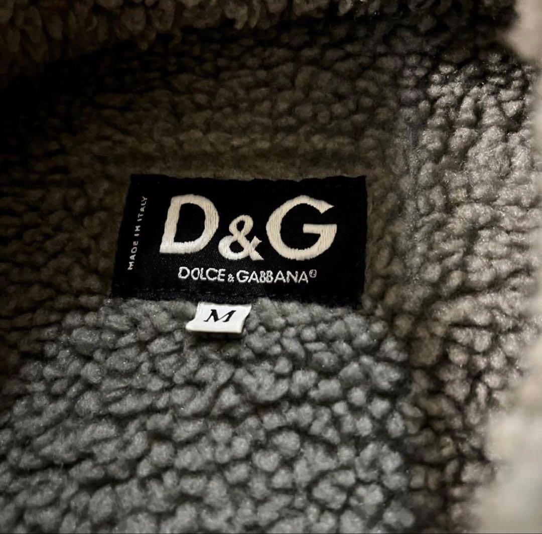 DOLCE&GABBANA ボアデニムジャケット