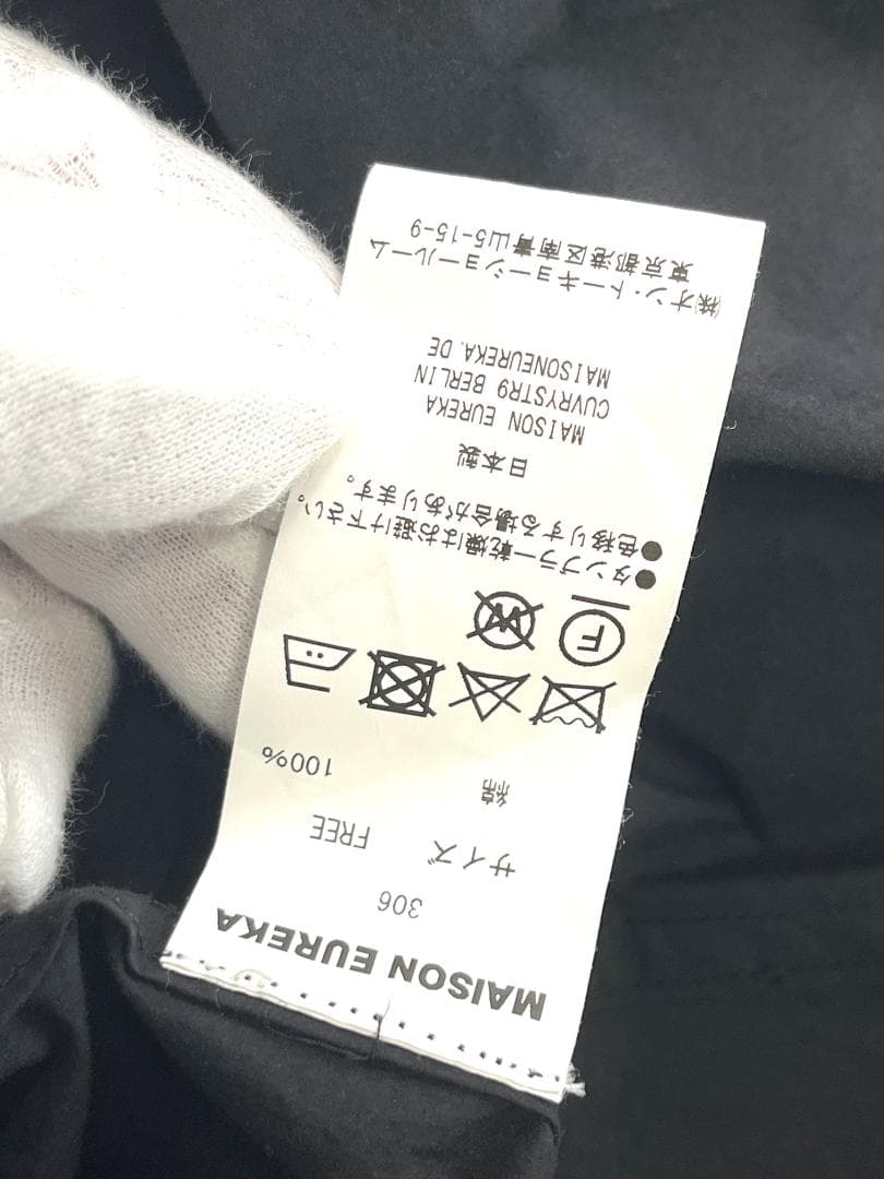 Maison Eureka　アノラック コート ブラック系 F　306