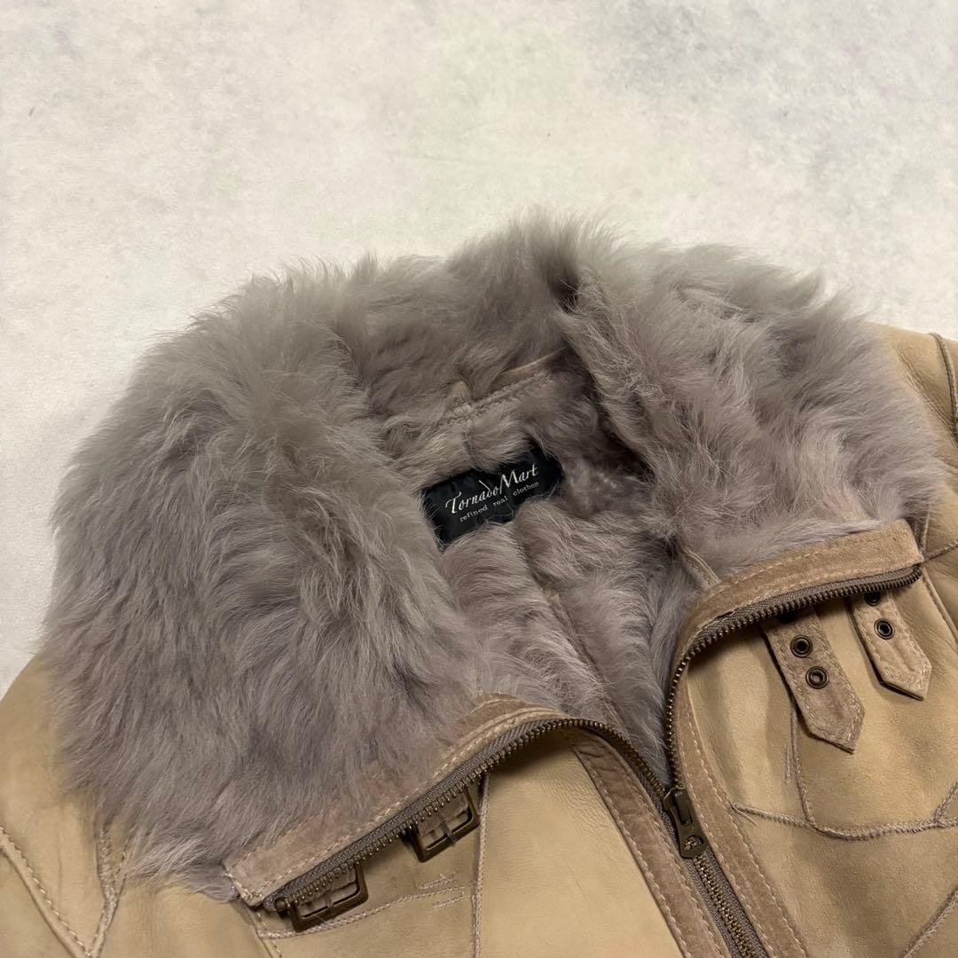ジャケット・アウター archive TORNADO MART Leather Fur Jacket