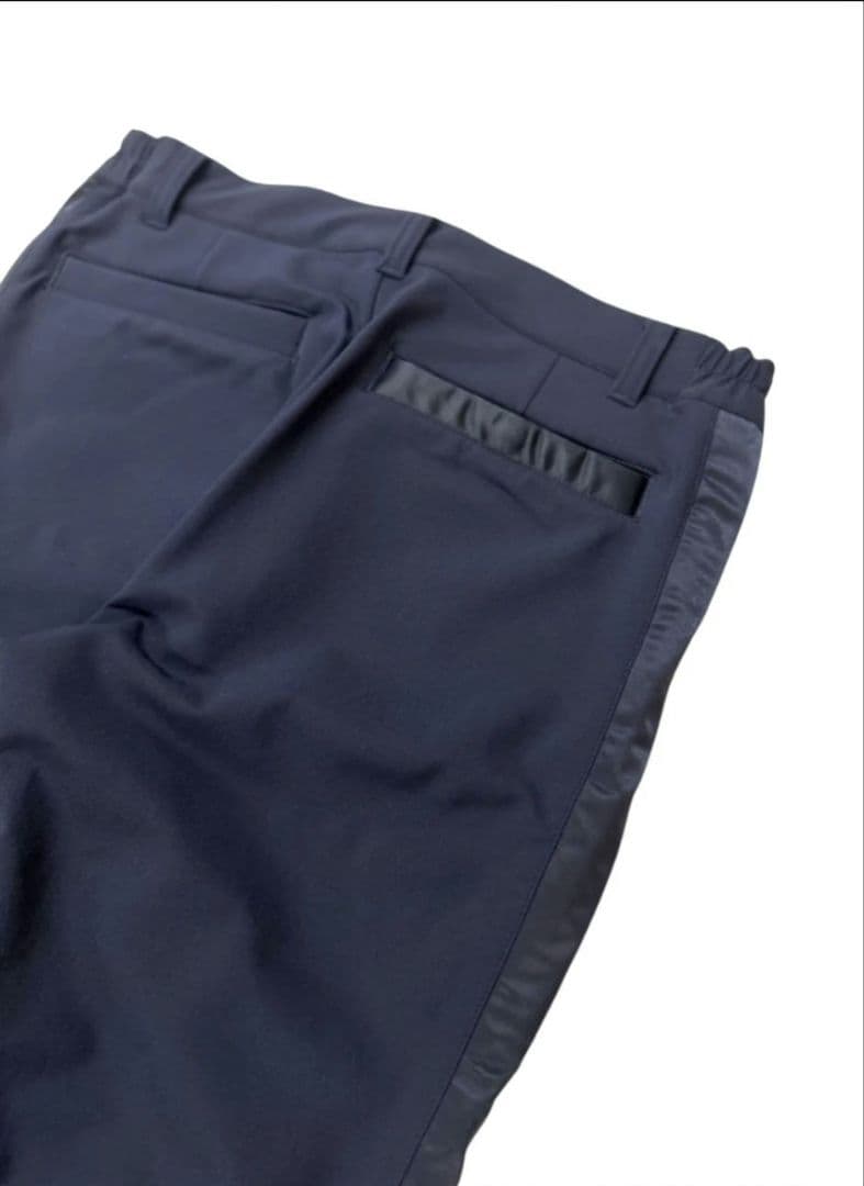 新品SLDO　裏起毛プライムフレックスサテンラインパンツ　NAVY XL
