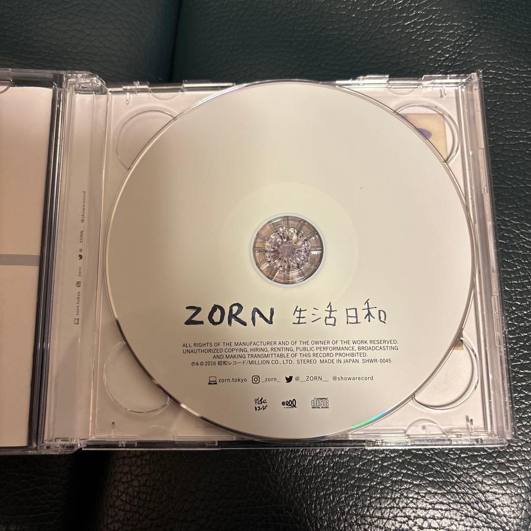 【希少】ZORN 生活日和 CD DVD付き