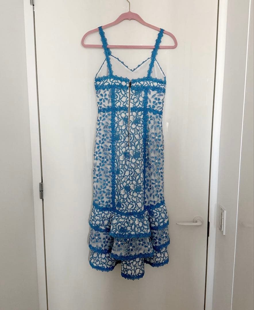 rose♡alice + olivia♡ワンピース　ライトブルー レース