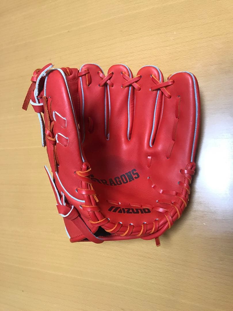 【送料込み・未使用】中日ドラゴンズミズノ製軟式グローブ高橋福永石川村松岡林細川