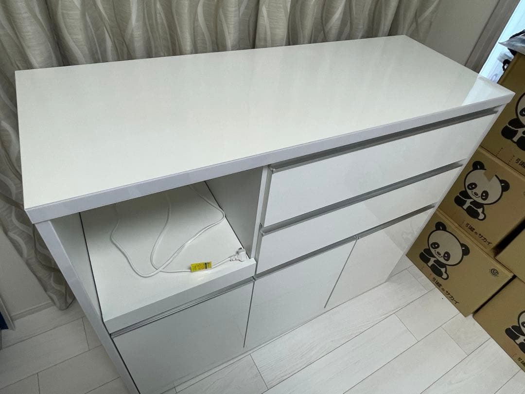 ニトリ　背面化粧キッチンカウンター　120WH 5690257
