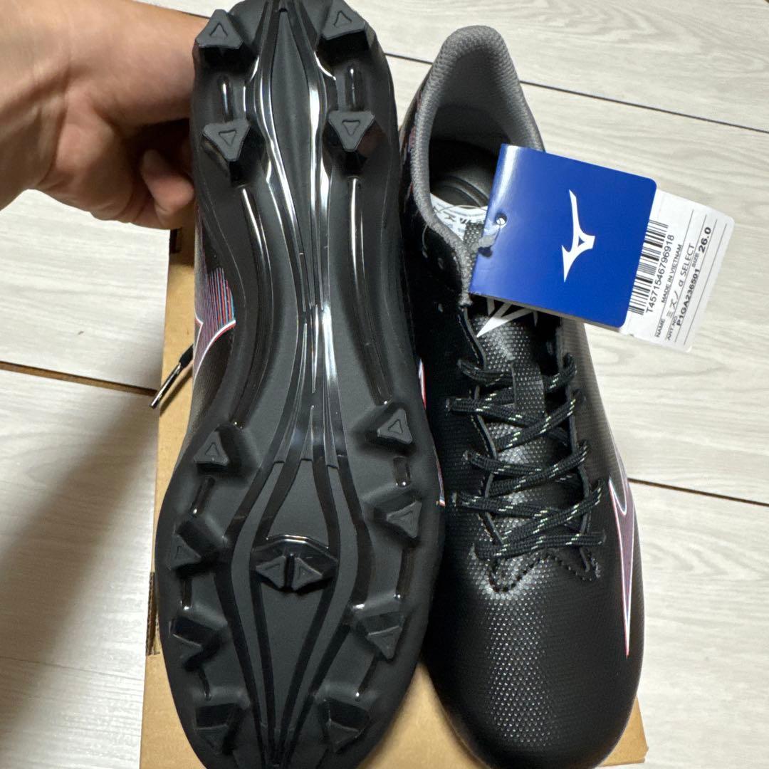 Mizuno Alpha サッカーシューズ 黒