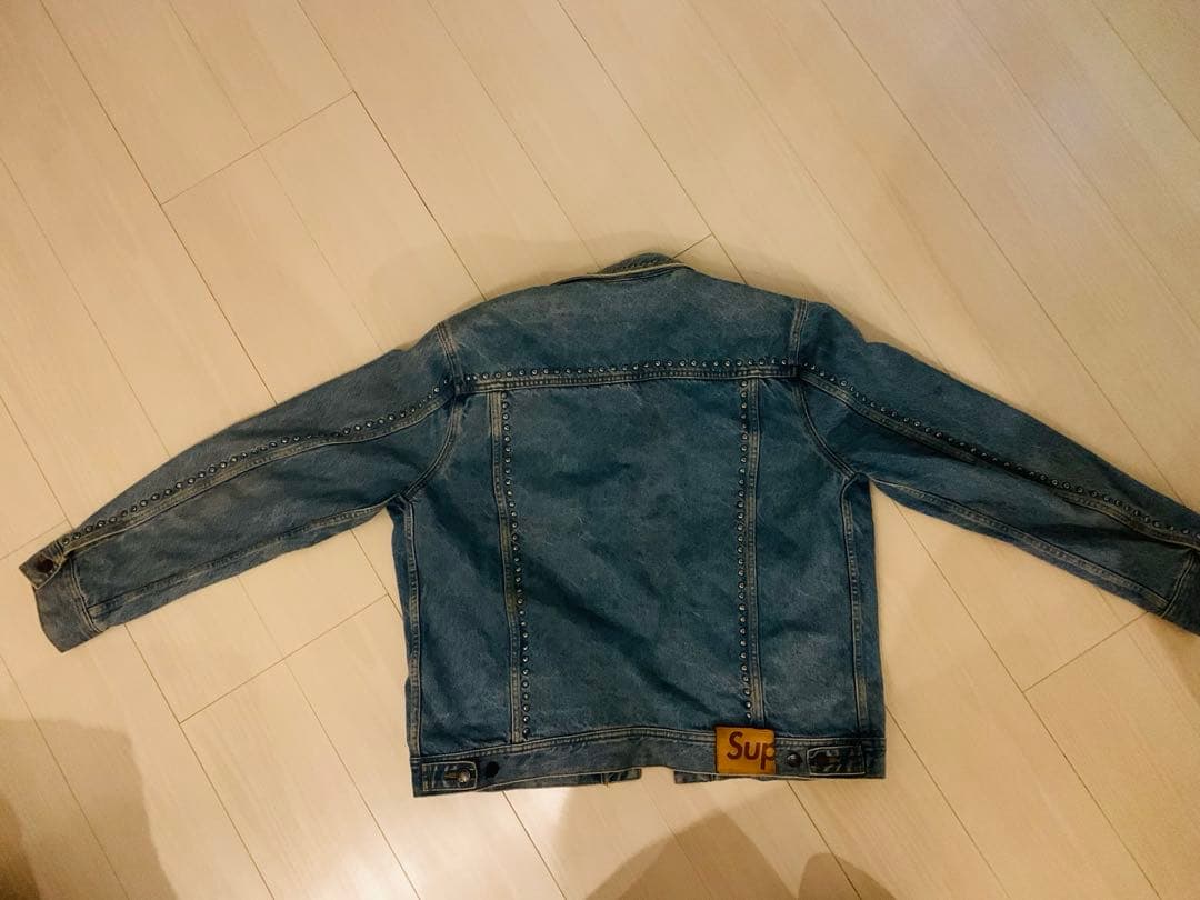 ジャケット・アウター Supreme17SS Studded Denim Trucker Jacket