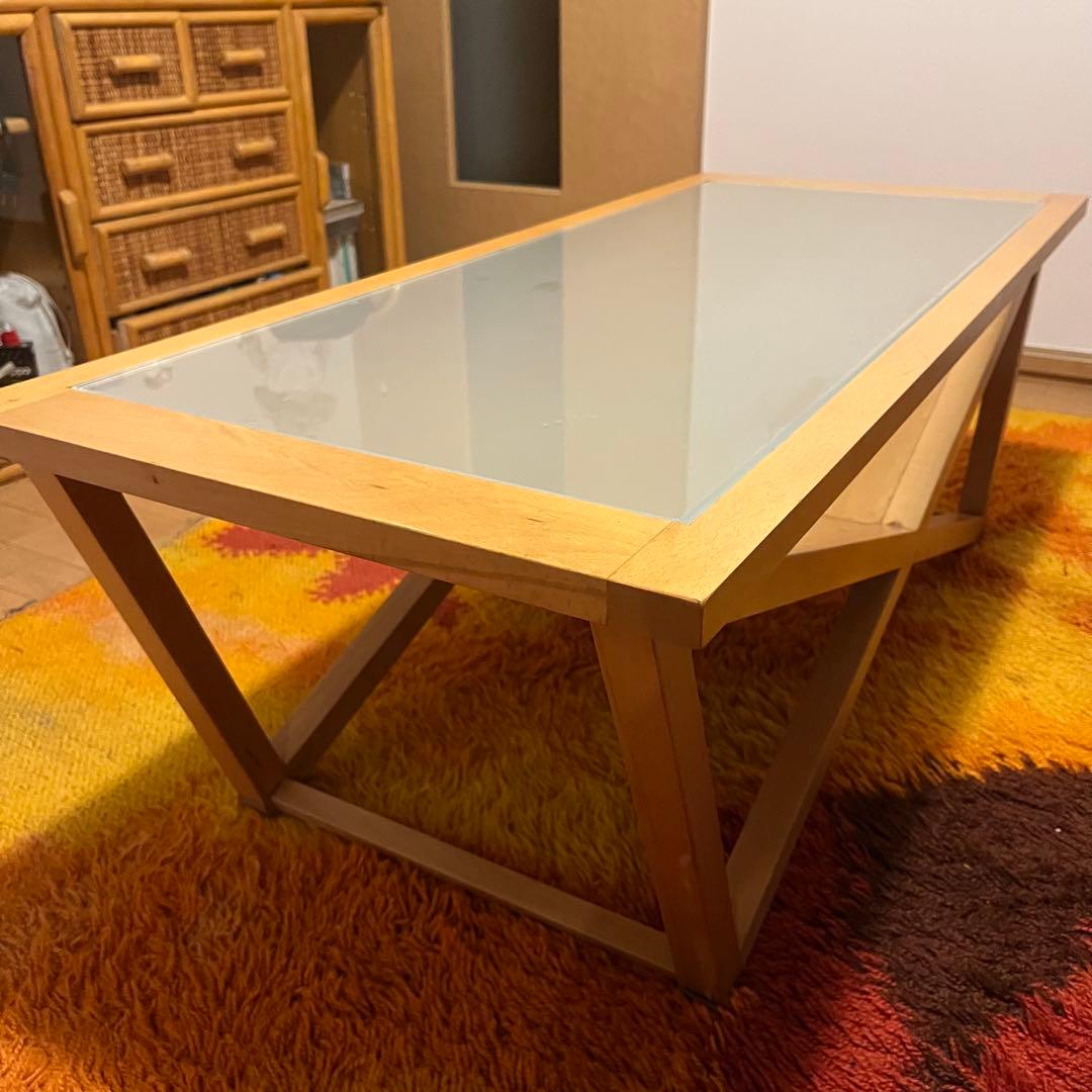 センターテーブル・ローテーブル Square Design vintage low table modern