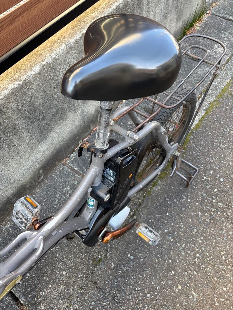 直接引き取り　パナソニック　Panasonic 電動自転車　ez マットグレー