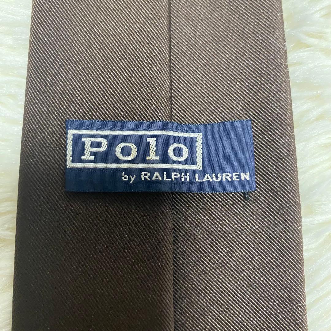 Polo by Ralph Lauren ネクタイ ポニー ロゴ ブラウン 希少