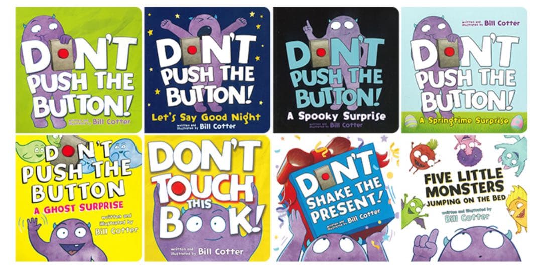 人気英語絵本★Don’t Push the Button! シリーズ8冊セット