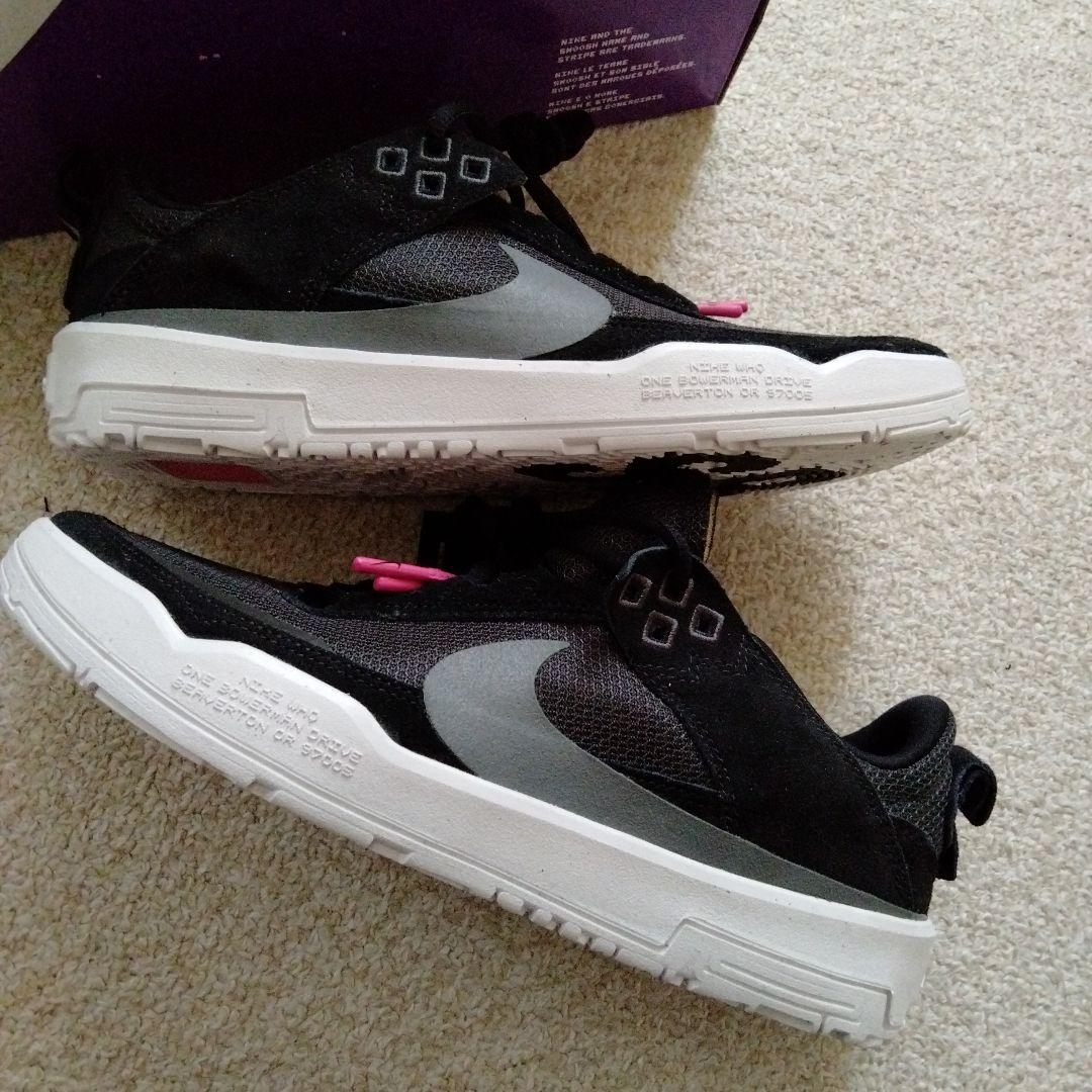 NIKE SB スケートボードシューズ ブラック/グレー 24cm