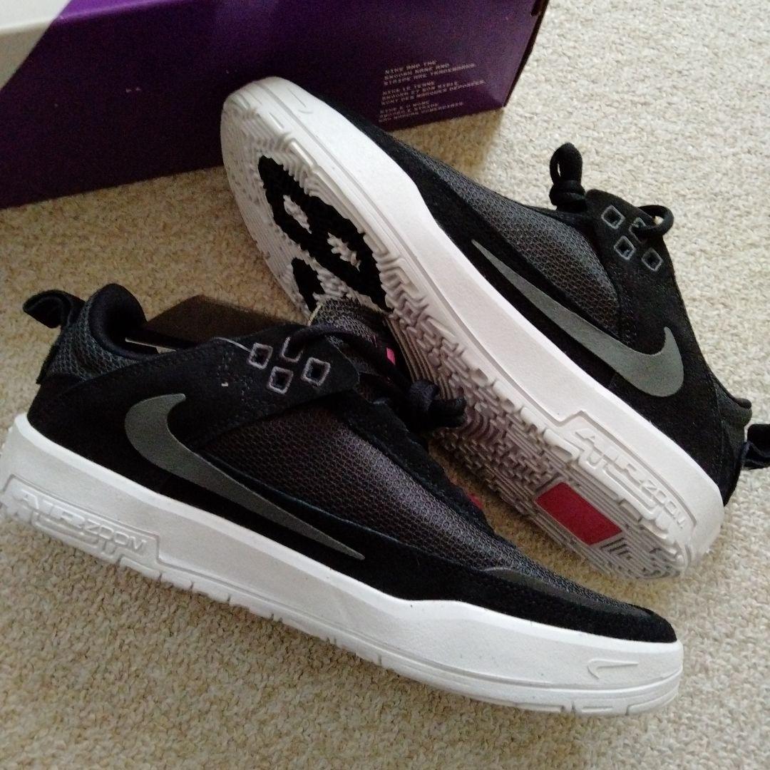 NIKE SB スケートボードシューズ ブラック/グレー 24cm