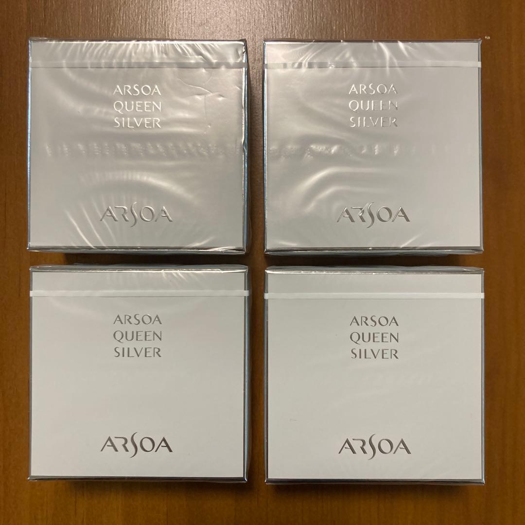 アルソア石鹸 クイーンシルバー135g ４個