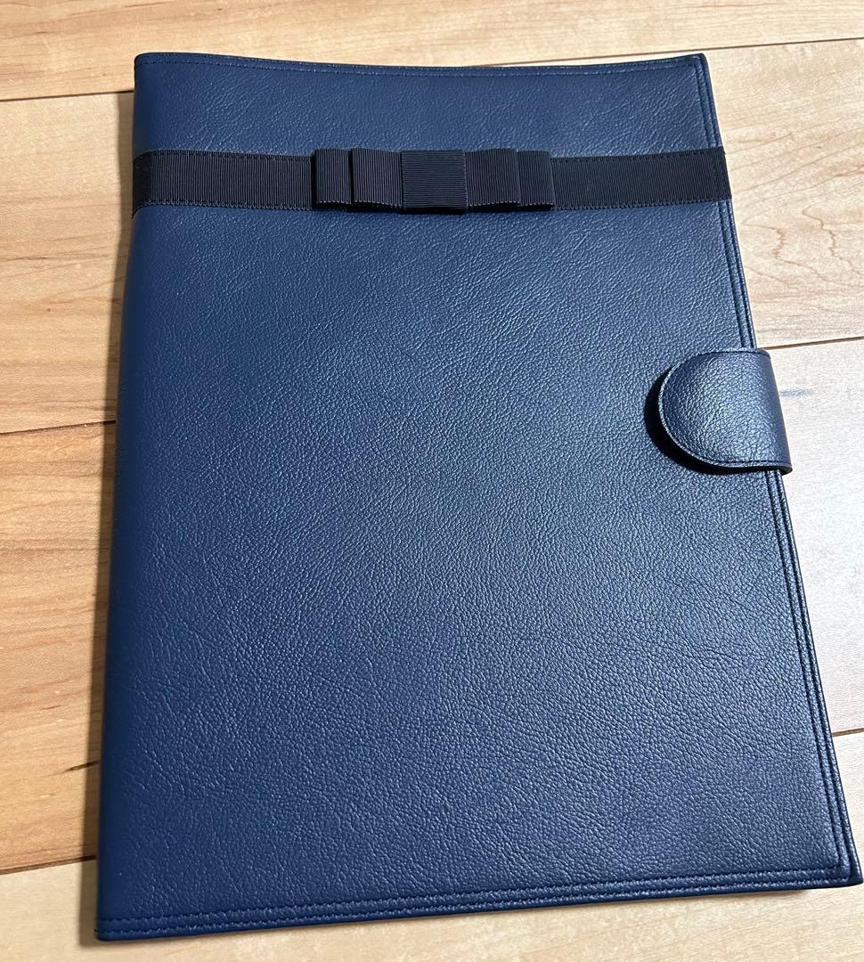 【日本製】【お受験書類ケース+ティッシュケース新品おまけ】 ファイルケースA4