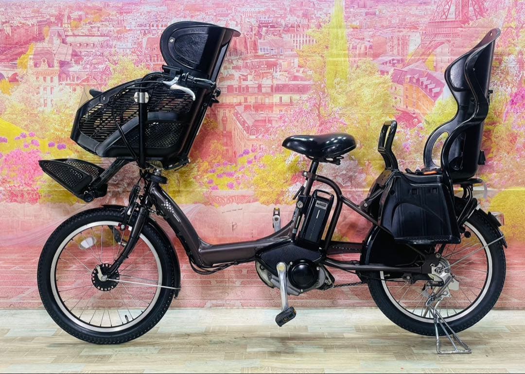 ZK3471 電動自転車 ブリヂストン アンジェリーノ 子供乗せ 20インチ