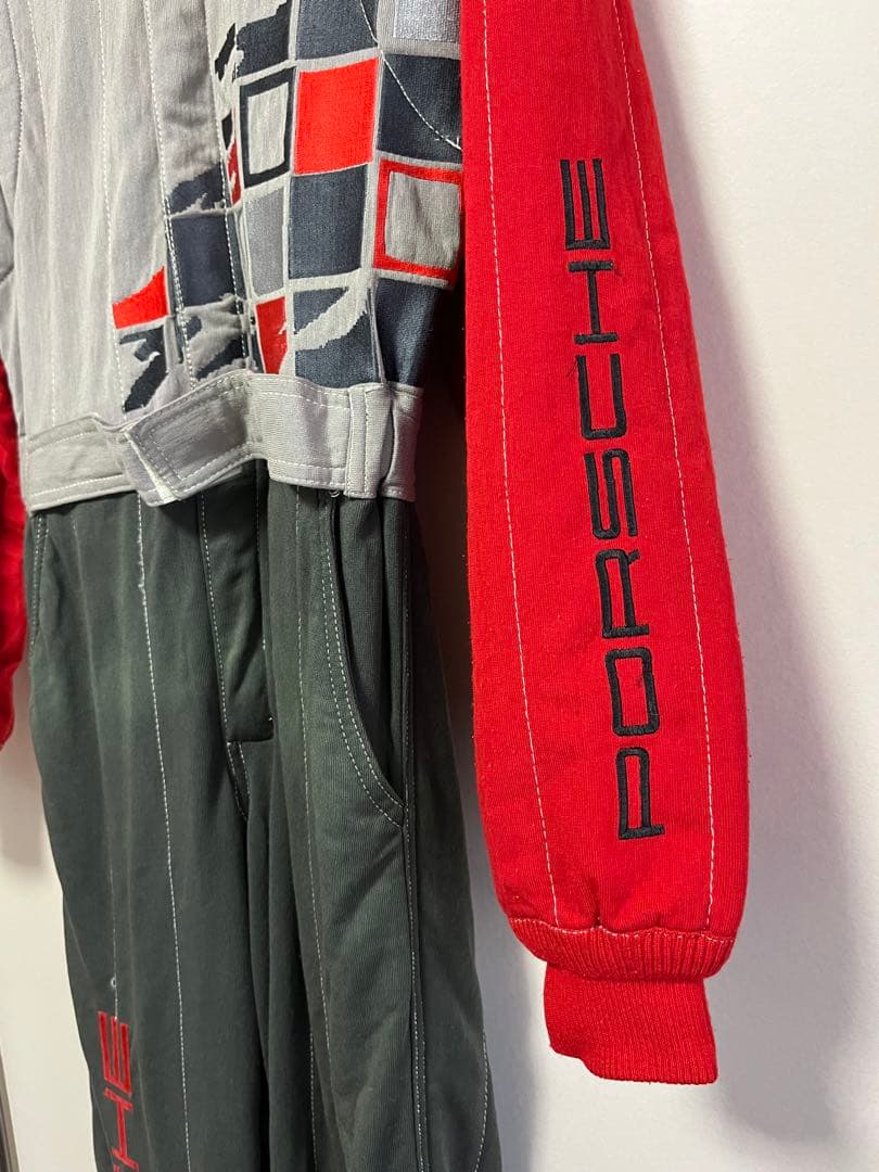 値下げ中→stand21 ポルシェ レーシングスーツ グレー/レッド