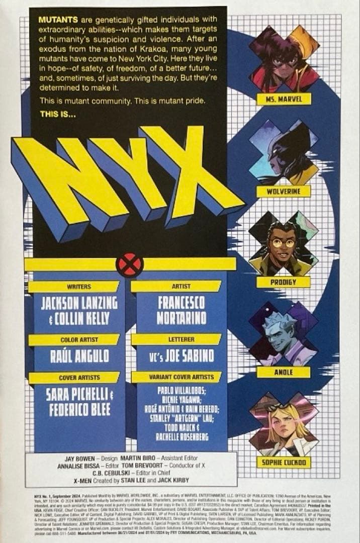 再値下げ❗️NYX #1 桃桃子エクスクルーシブ表紙 アメコミリーフ