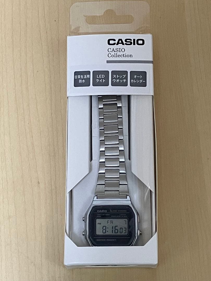 カシオ CASIO DQD-851J-8JF 電波目覚まし時計 チープカシオ付き