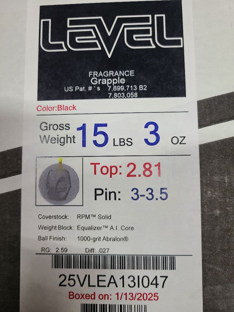 【新品未使用】 LEVEL 15ポンド