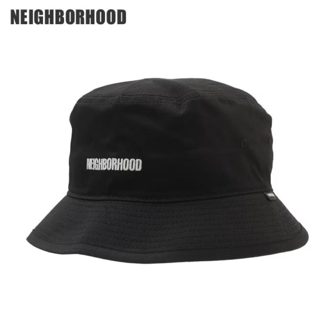 【美品】NEIGHBORHOOD バケットハット 黒　L
