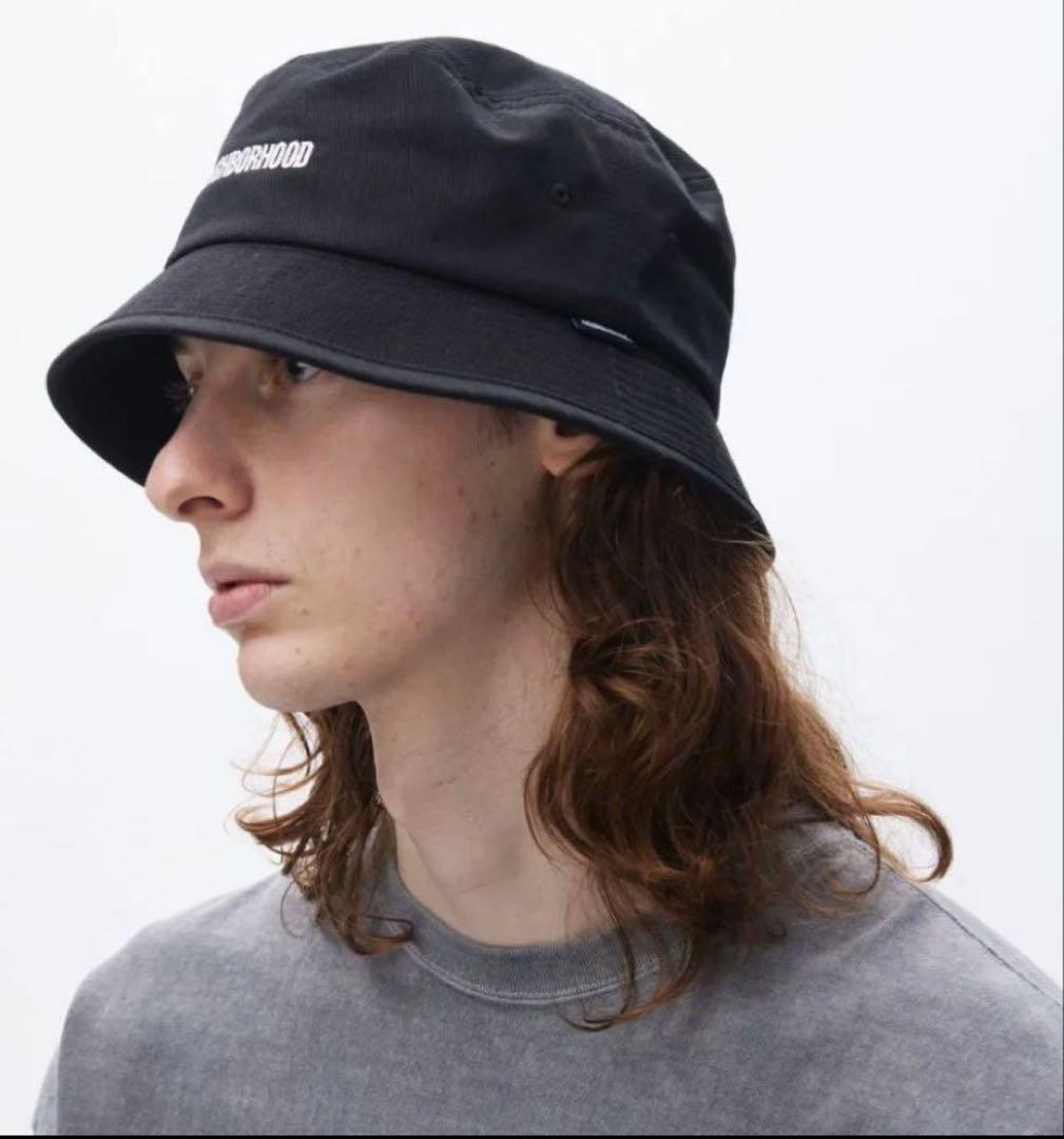 【美品】NEIGHBORHOOD バケットハット 黒　L