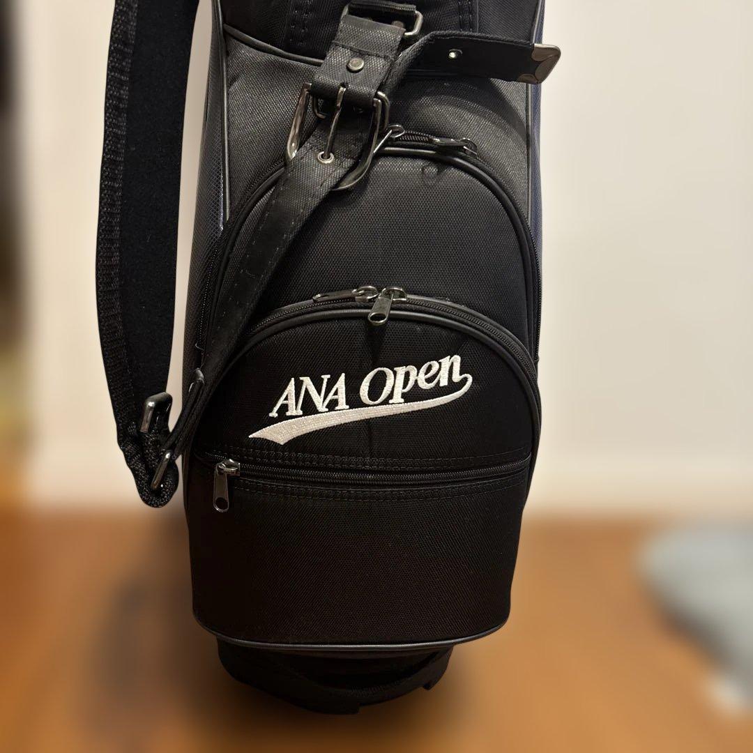 ANA OPEN ゴルフバッグ・キャディバッグ 黒と紺 軽量未使用