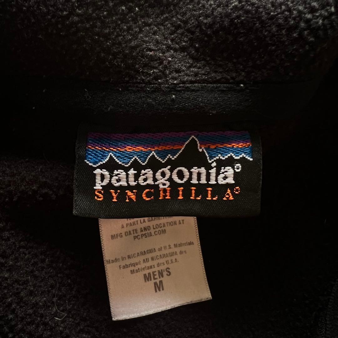 【Patagonia】SYNCHILLA フリースベスト Black M