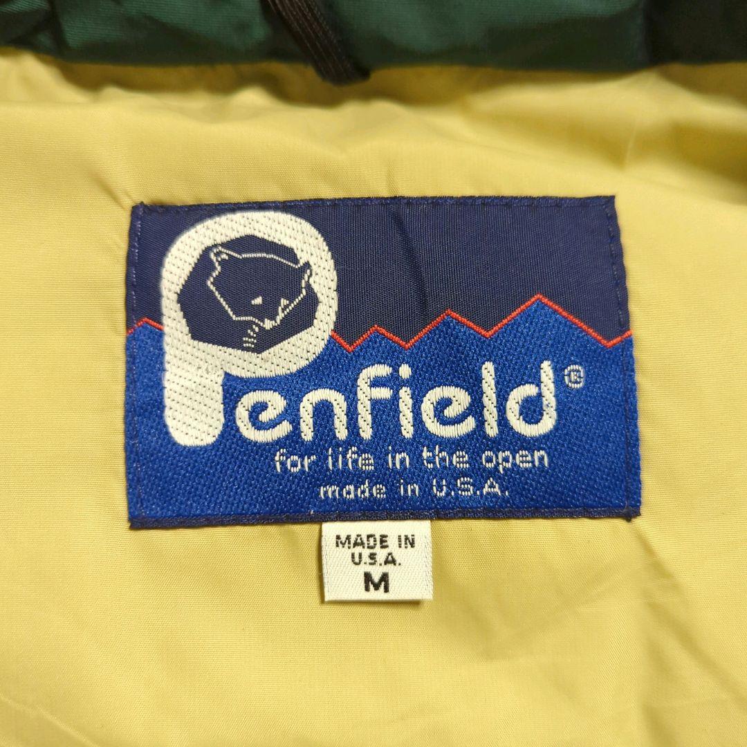 vintage90sPenfield USA製ダウンベスト グリーンアメカジ古着