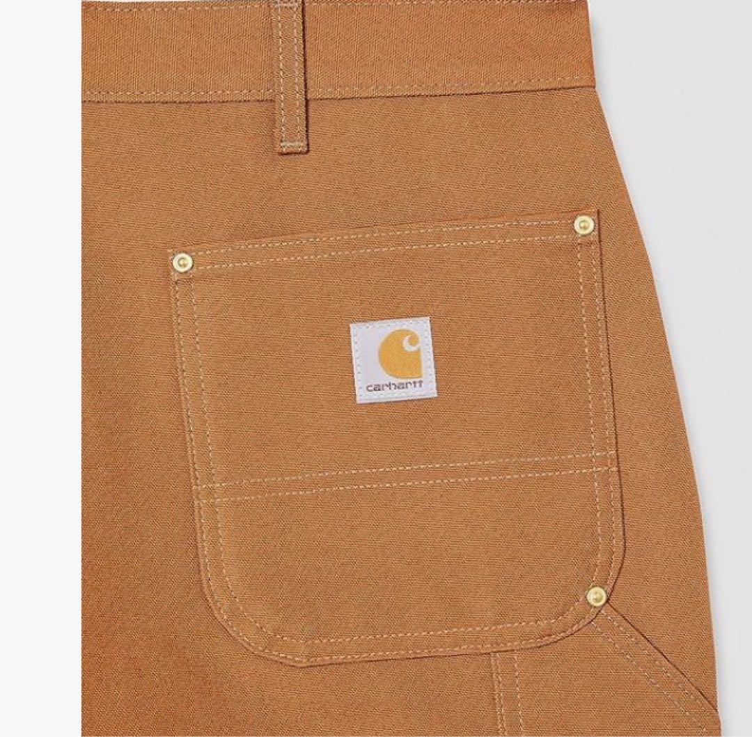 【新品】Carhartt ダブルフロント ダック ワークパンツ ブラック