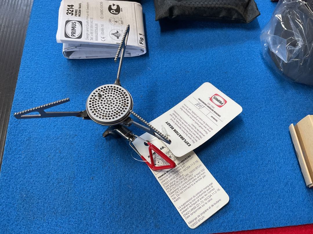 PRIMUS 希少MICRON TRAIL STOVE&PRIMUS クッカー他