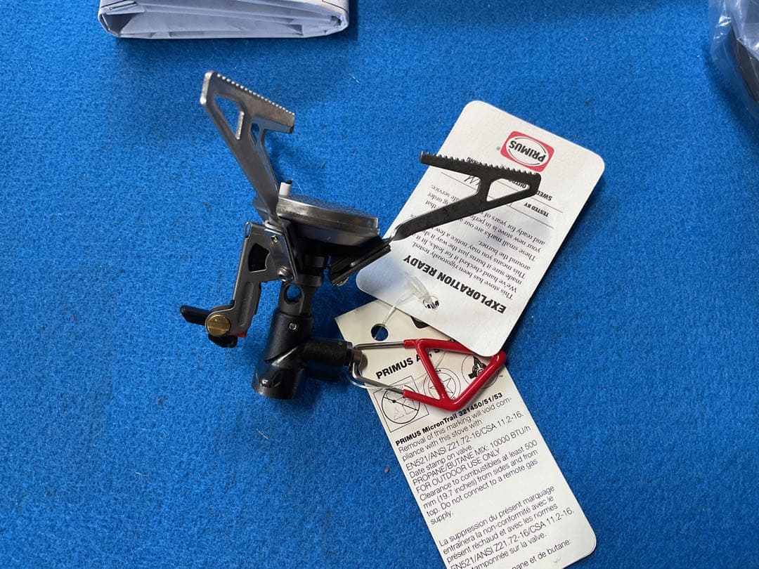 PRIMUS 希少MICRON TRAIL STOVE&PRIMUS クッカー他