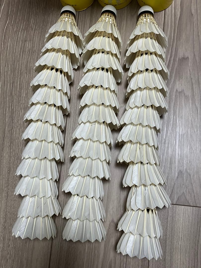 【中古・長期保管品】バドミントンシャトル シャトルクラブタイプG 4番 3ダース