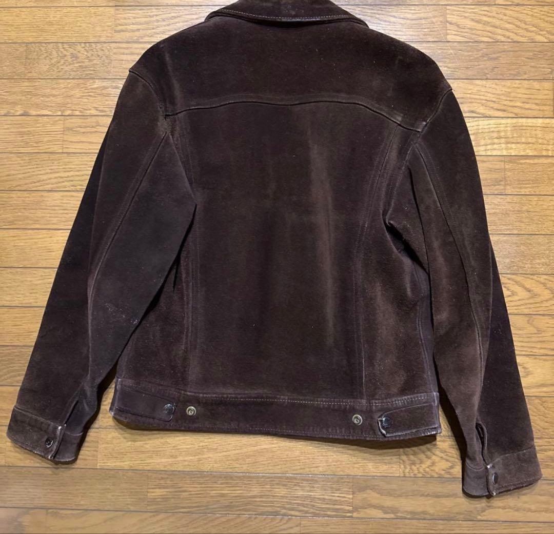 1970年代　SCHOOTショット　USA製　スウェード　トラッカージャケット