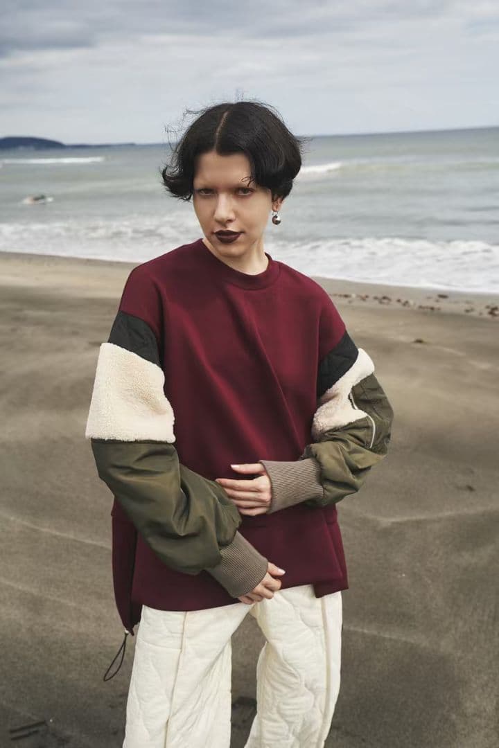 新品未使用OMMO BOA DOCKING MA-1 SLEEVE TOP