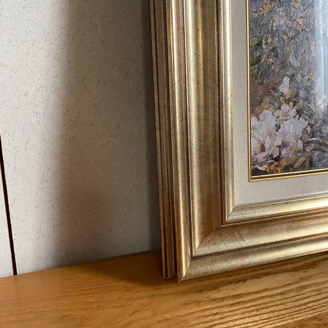 【複製画】ルノワール　春の花　額縁付き