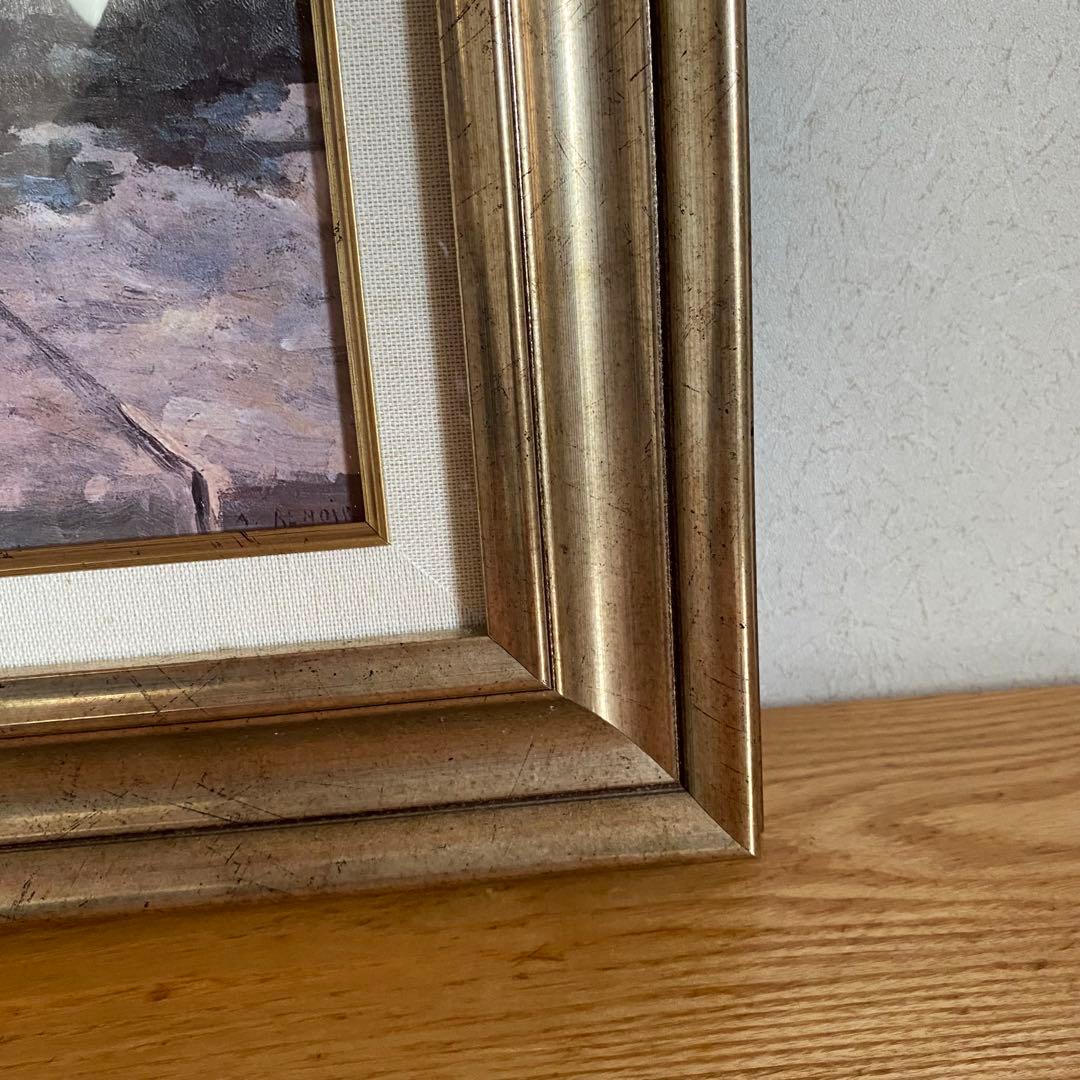 【複製画】ルノワール　春の花　額縁付き