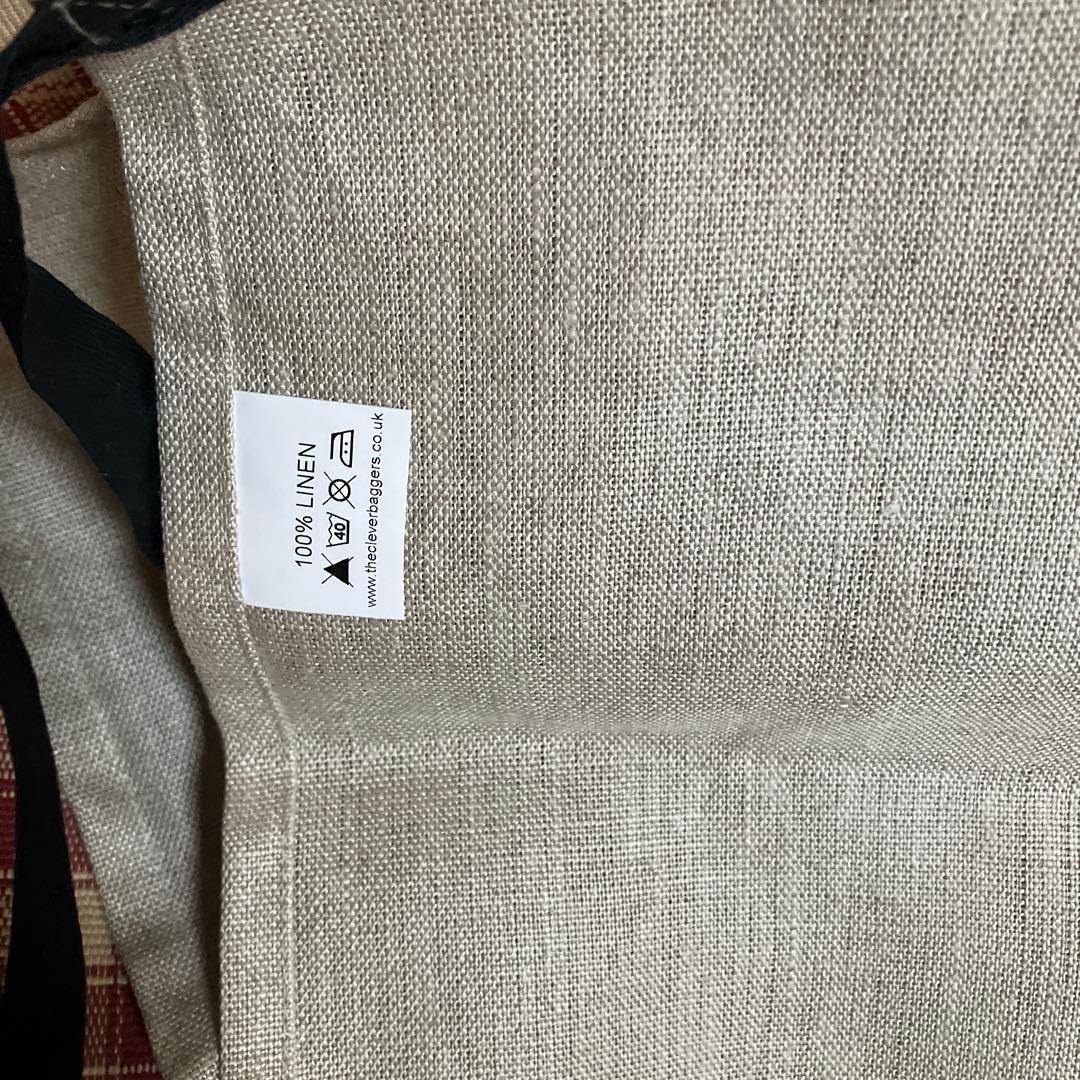 Melrose and Morgan リネンベージュエプロン