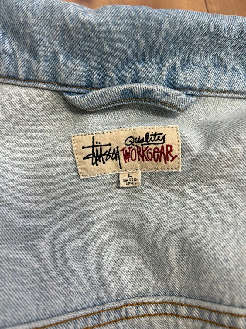 新品 STUSSY TRUCKER JACKET DENIM Lサイズ