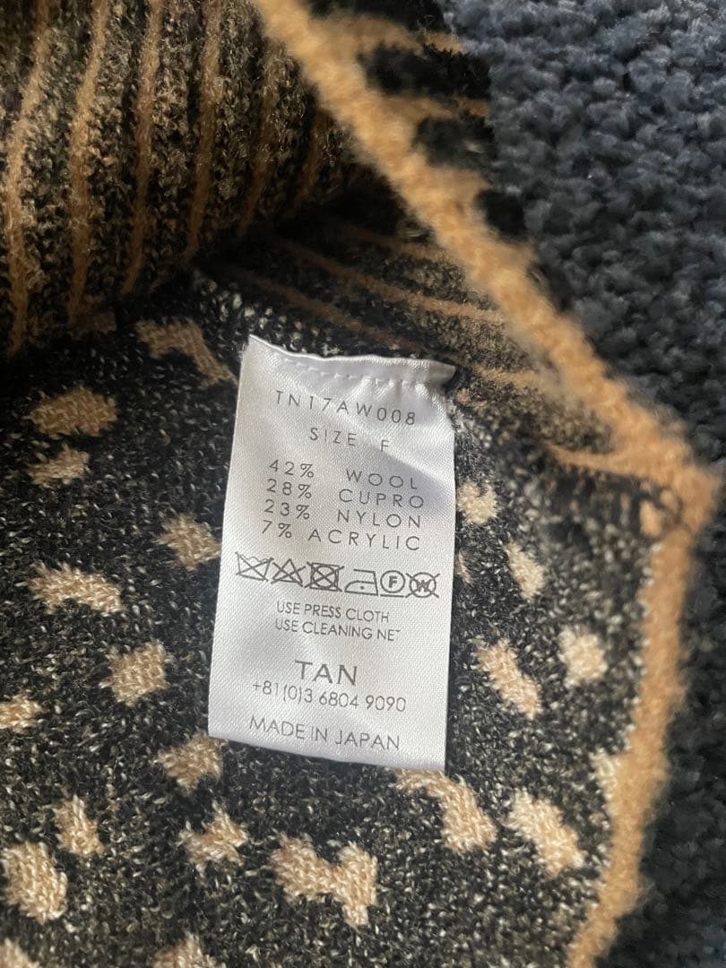 TAN タン レオパード ケープ