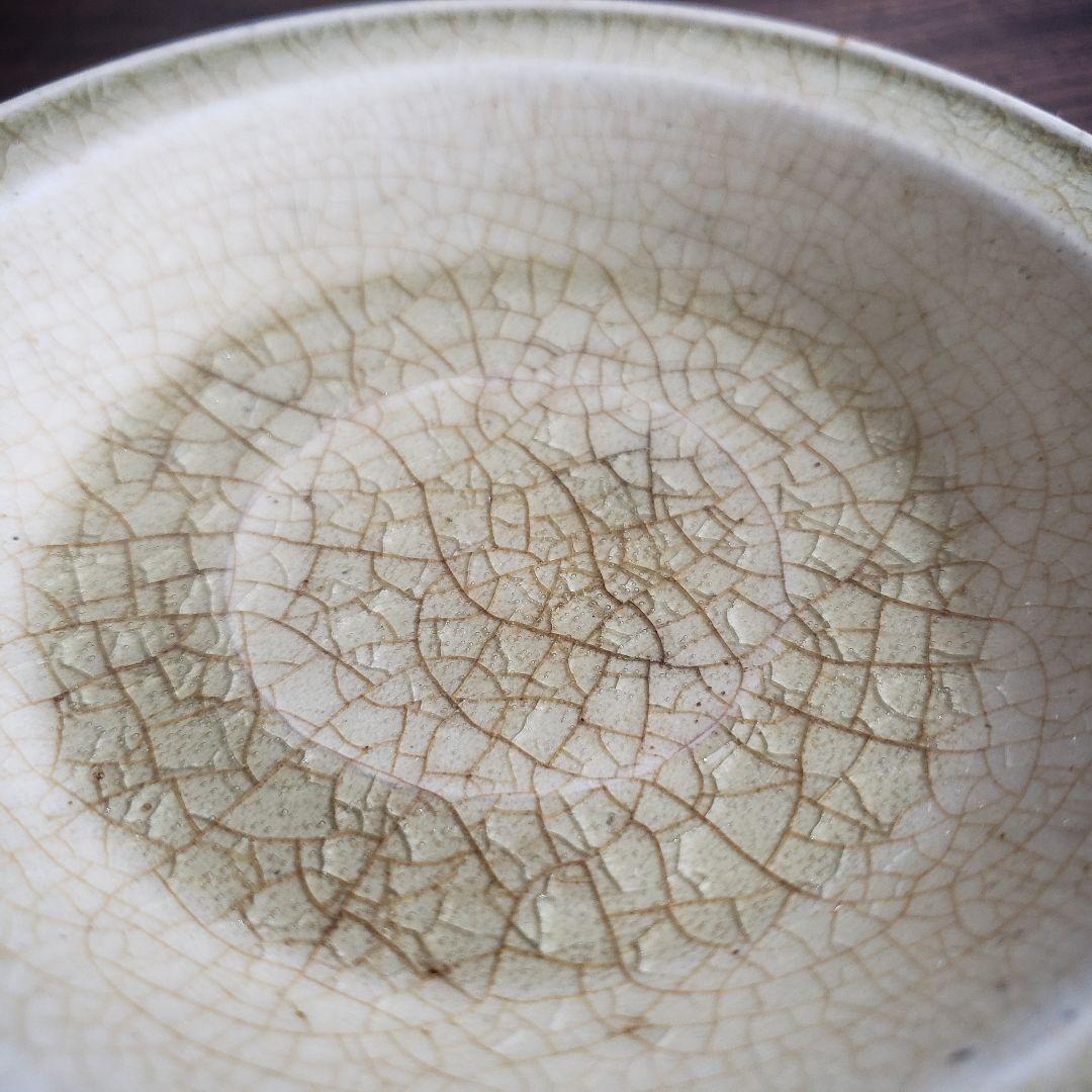 小皿　黄瀬戸　皿　明治　大正　時代物　貫入