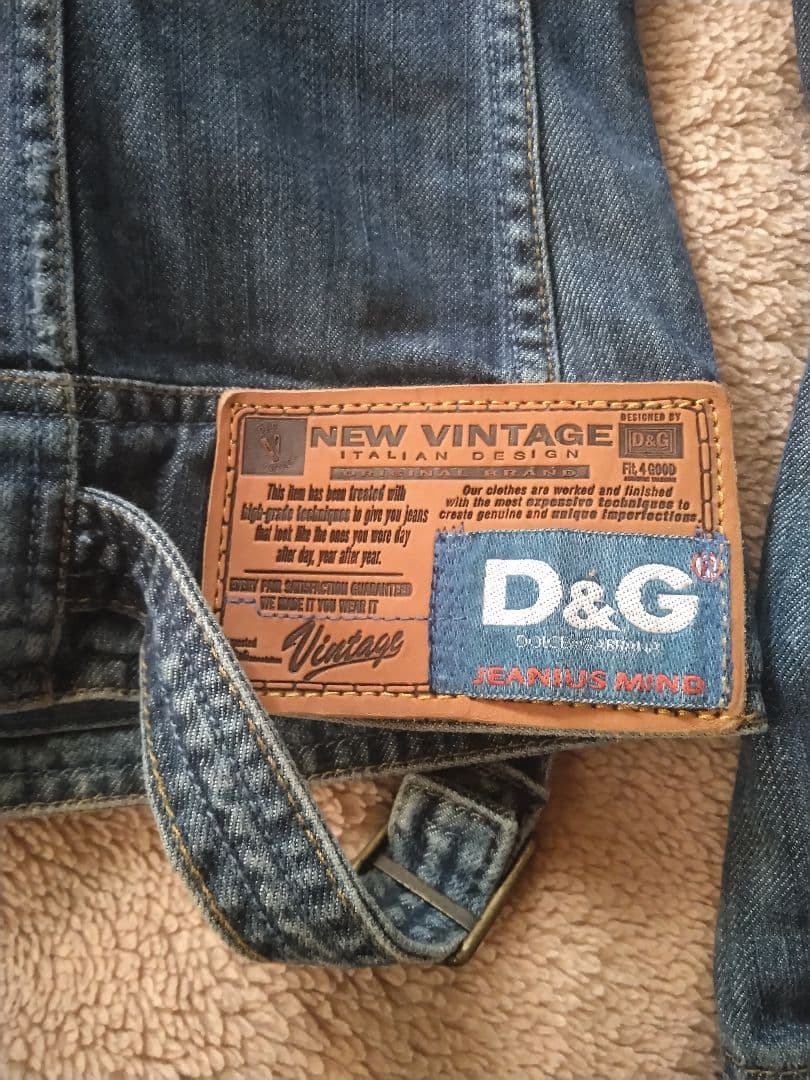D&G デニムジャケット 未使用タグ付き DOLCE&GABBANA ドルガバ