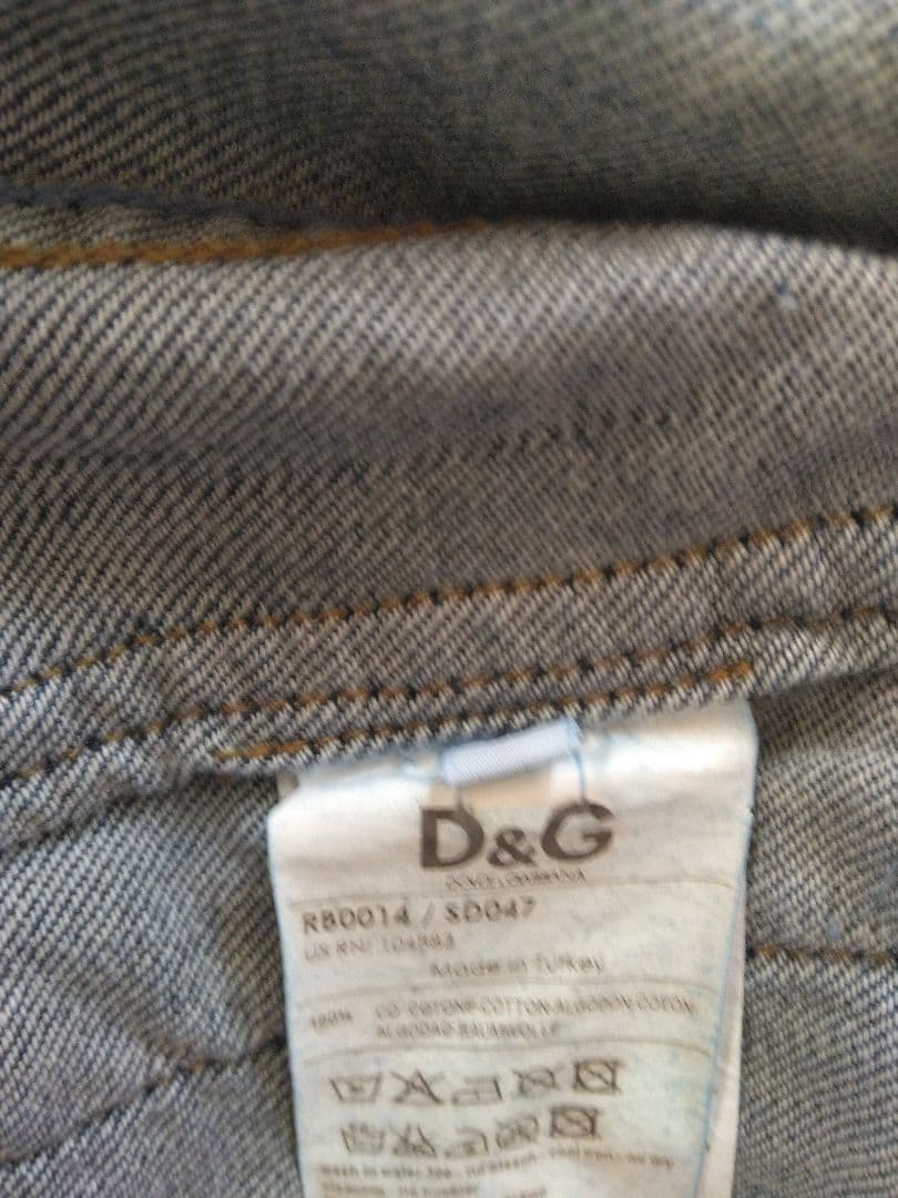 D&G デニムジャケット 未使用タグ付き DOLCE&GABBANA ドルガバ