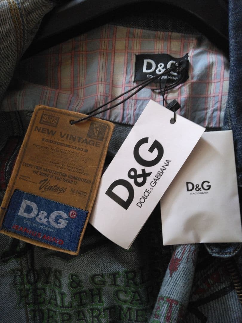 D&G デニムジャケット 未使用タグ付き DOLCE&GABBANA ドルガバ
