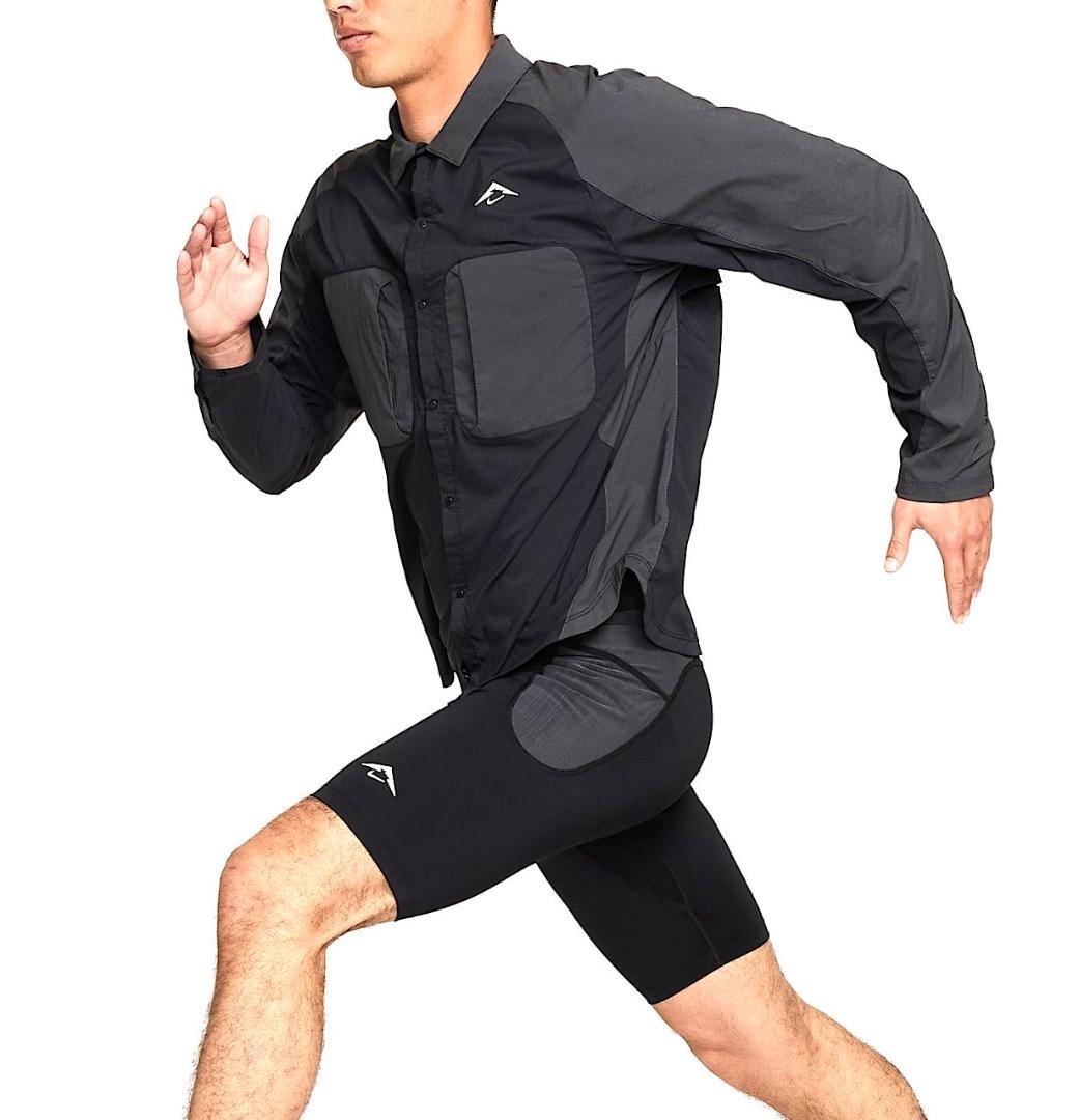 K4新品 M ナイキ トレイル ランニングシャツジャケット HJ5080-010