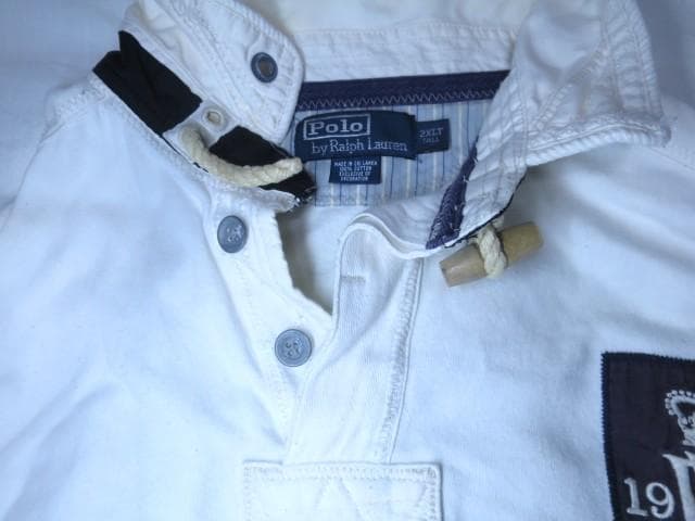 XXL POLO RALPH LAUREN ラガーシャツ トグルボタン