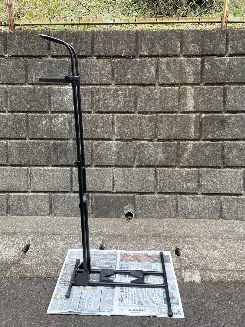 丸八工機 iWA A01V ロードバイク室内用縦置きスタンド ブラック