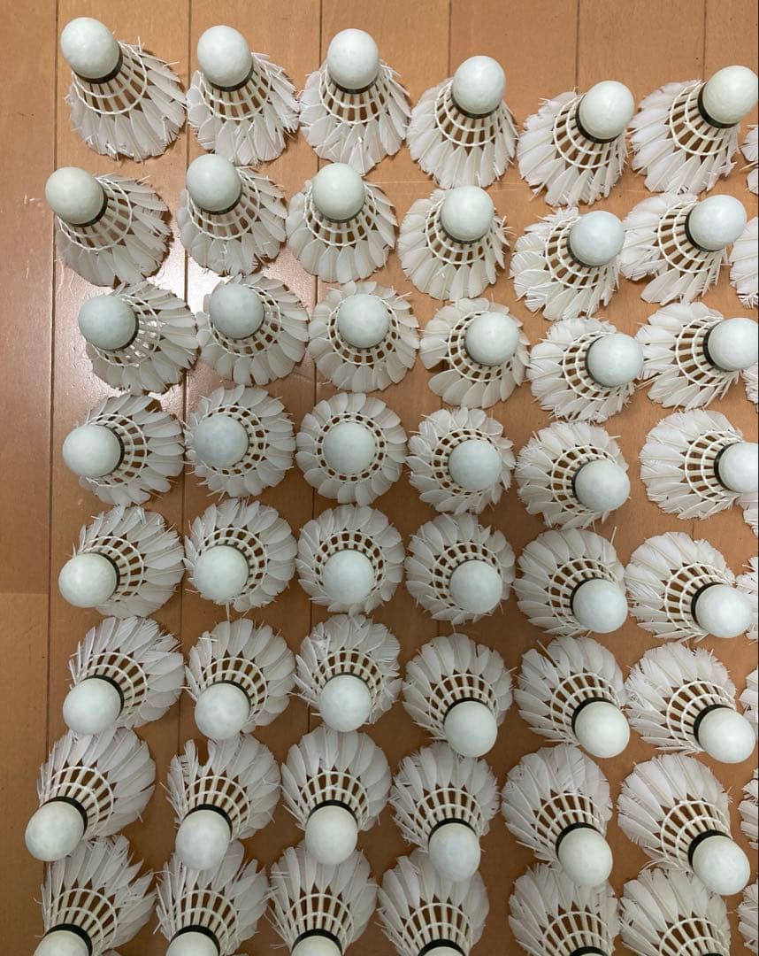 【使用済】ヨネックス　エアロセンサ700&ニューオフィシャル計120球／ノック球